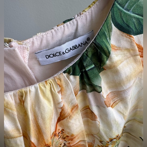Dolce & Gabbana Girls’ Floral Dress – Age 5 - Picture 5 of 8